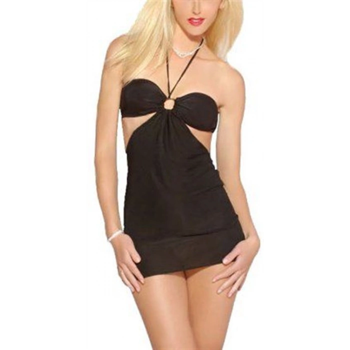 Hubrendy Beru B060941 Seksi Mini Elbise