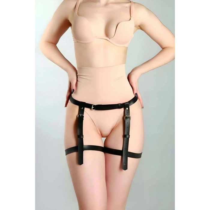 Hubrendy Beru Basic Jartiyer Deri Harness - Brf1209