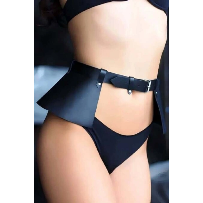 Hubrendy Beru Bel Üzeri Seksi Etek Harness - Brf623