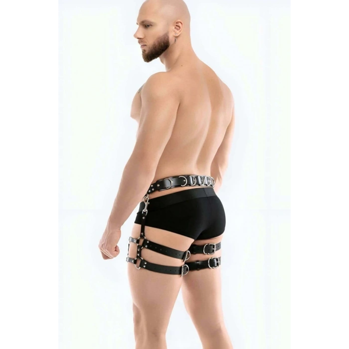 Hubrendy Beru Bel Ve Bacak Bağlamalı Erkek  Harness - Brfm94