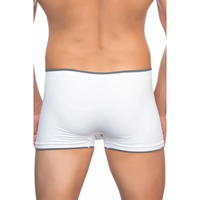 Hubrendy Beru Beyaz  2103 Soft Erkek Boxer