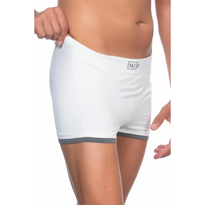 Hubrendy Beru Beyaz  2104 Soft Erkek Boxer