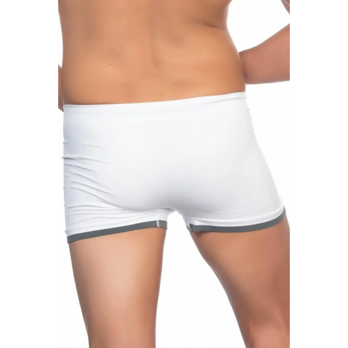 Hubrendy Beru Beyaz  2104 Soft Erkek Boxer