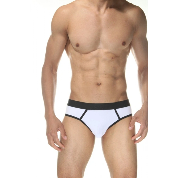 Hubrendy Beru Beyaz Jockstrap Erkek  İç Giyim