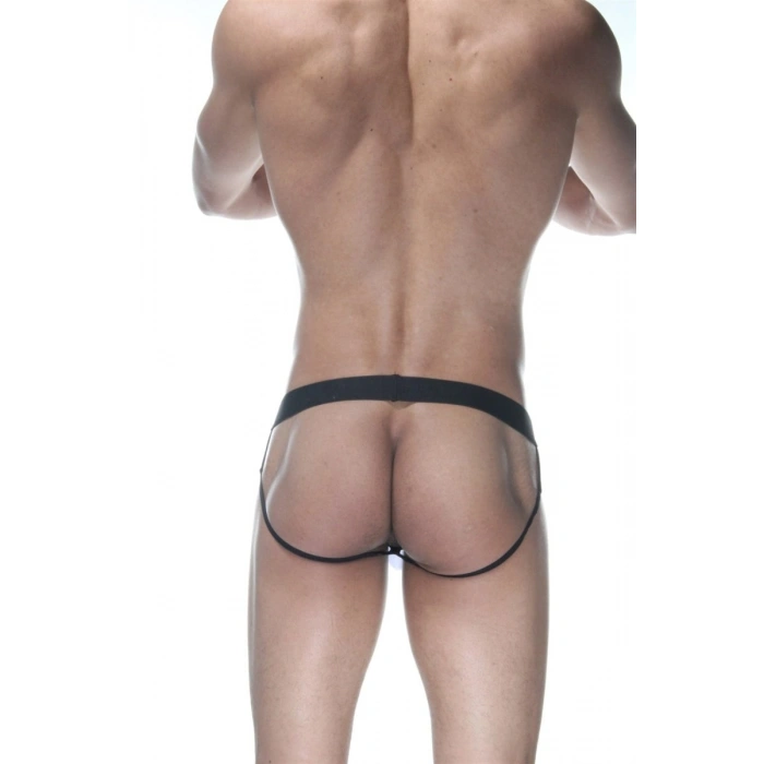 Hubrendy Beru Beyaz Jockstrap Fantezi İç Giyim