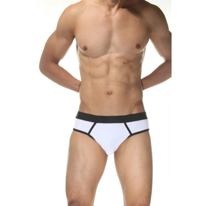 Hubrendy Beru Beyaz Jockstrap Fantezi İç Giyim
