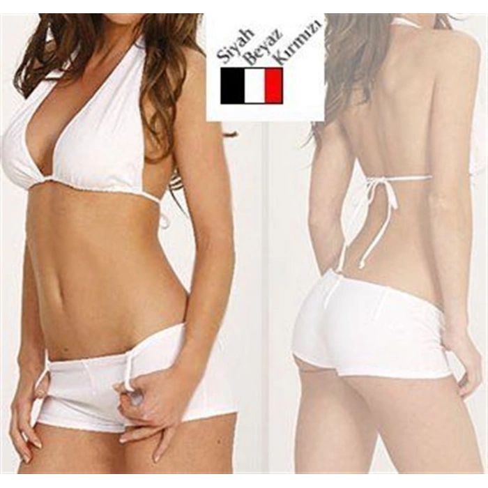 Hubrendy Beru Br03123 Şort Bikini Takım
