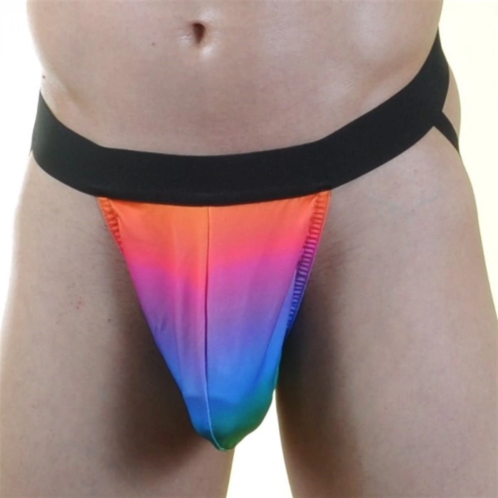 Hubrendy Beru  Br071063  Renkli Jockstrap