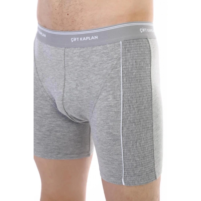 Hubrendy Beru Çift Kaplan 855 Uzun Erkek  Boxer