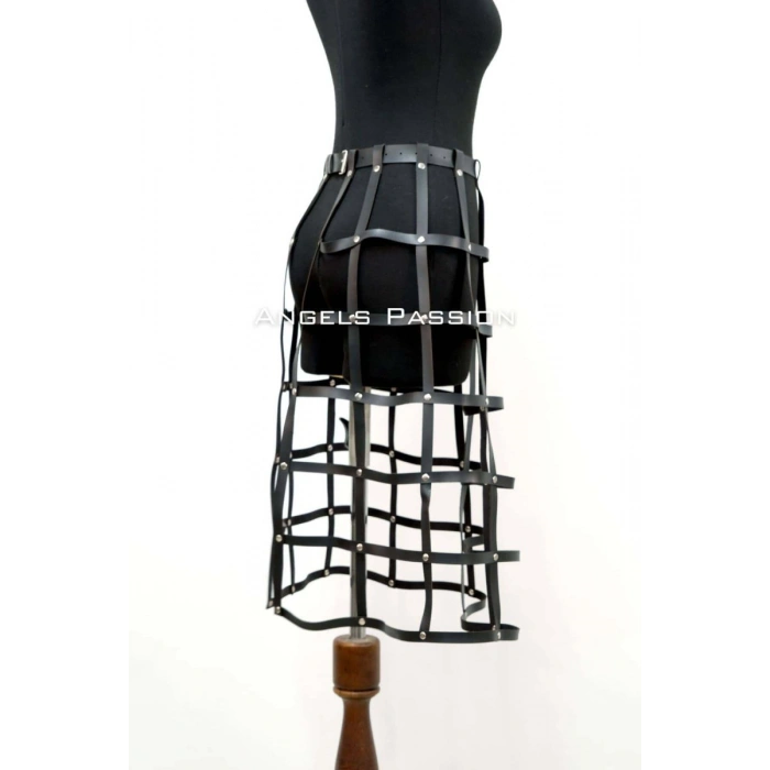 Hubrendy Beru Deri Etek, Cosplay Etek - Brf1396