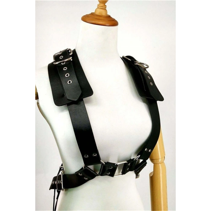 Hubrendy Beru Deri Harness, Şık Deri Kadın Kemer - Brf1419