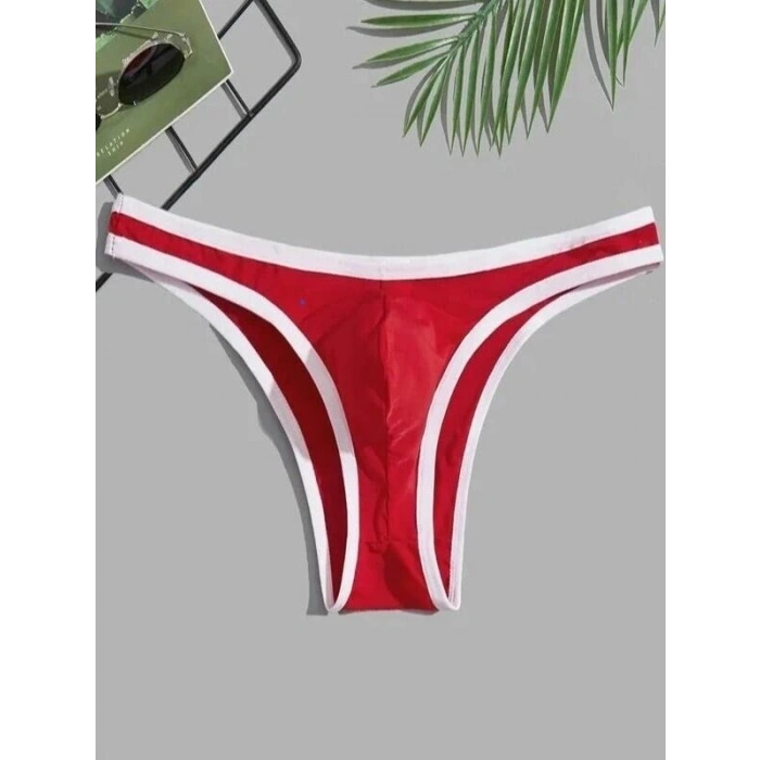 Hubrendy Beru Erkek  Biyeli Kırmızı Brazillian Slip