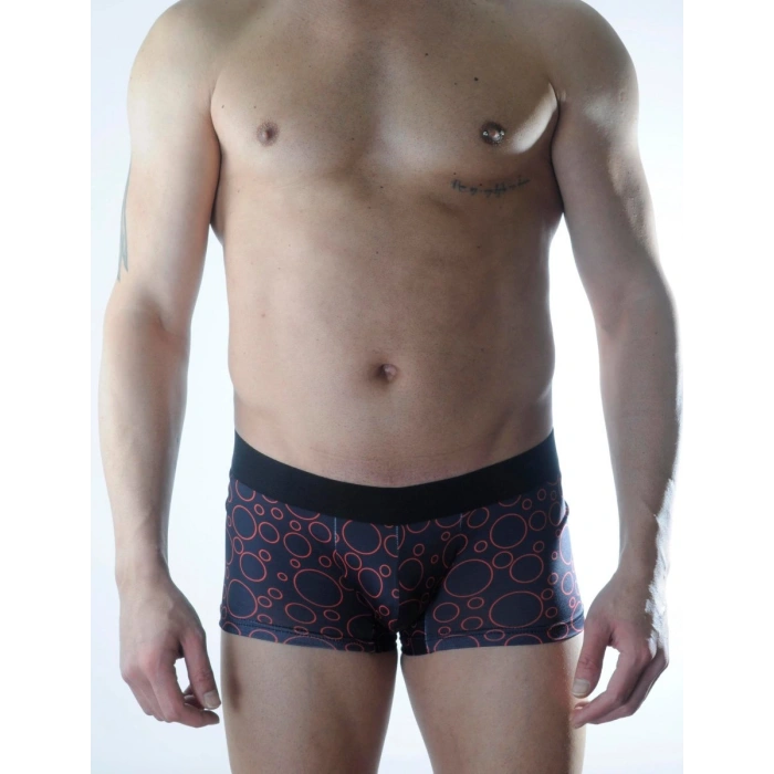Hubrendy Beru Erkek Daire Desenli Boxer