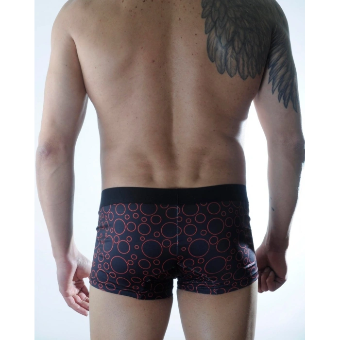 Hubrendy Beru Erkek Daire Desenli Boxer