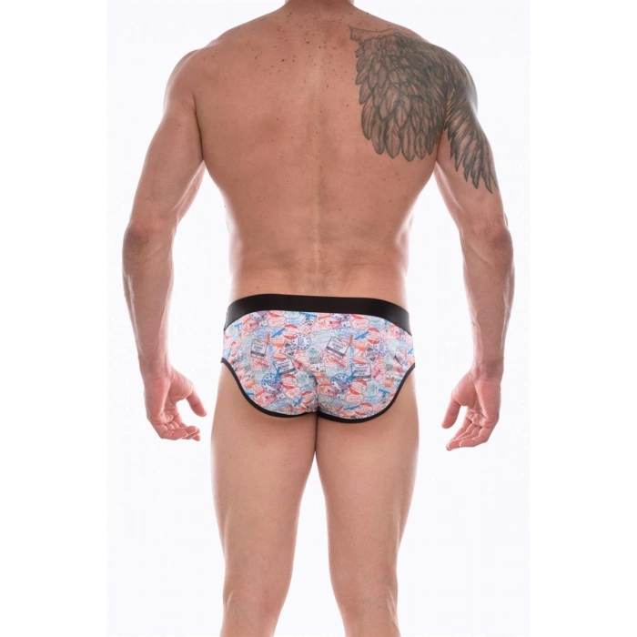 Hubrendy Beru  Erkek  Desenli Slip