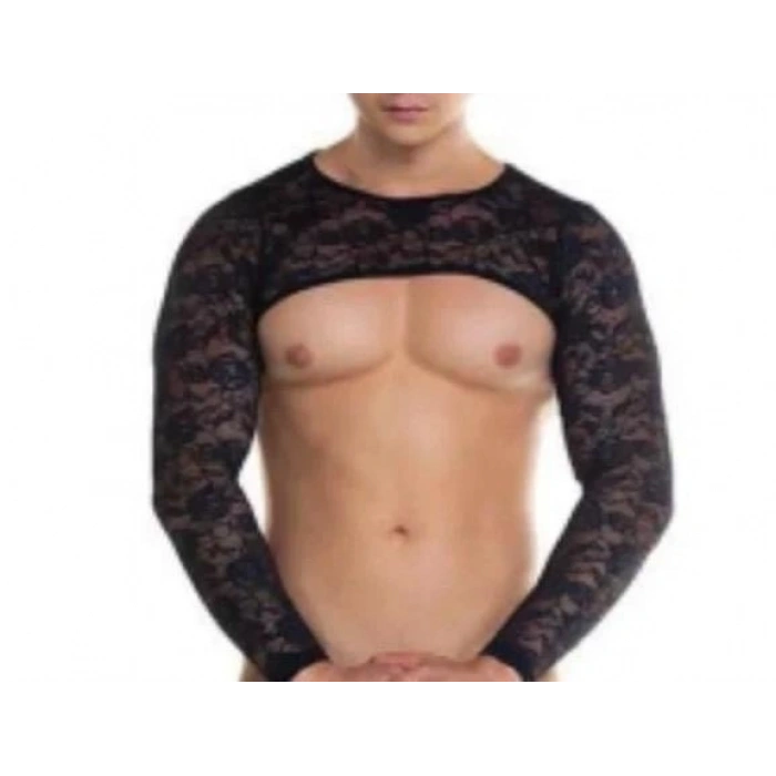 Hubrendy Beru Erkek  Fantezi Dantel Crop