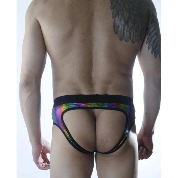Hubrendy Beru Erkek Fantezi Renkli Jockstrap