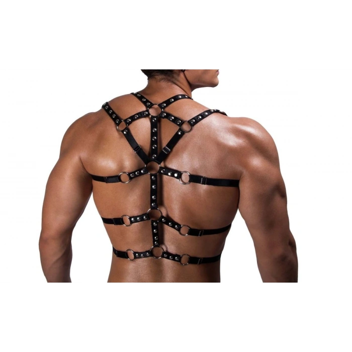 Hubrendy Beru Erkek Lastik Göğüs Harness - Brfm191