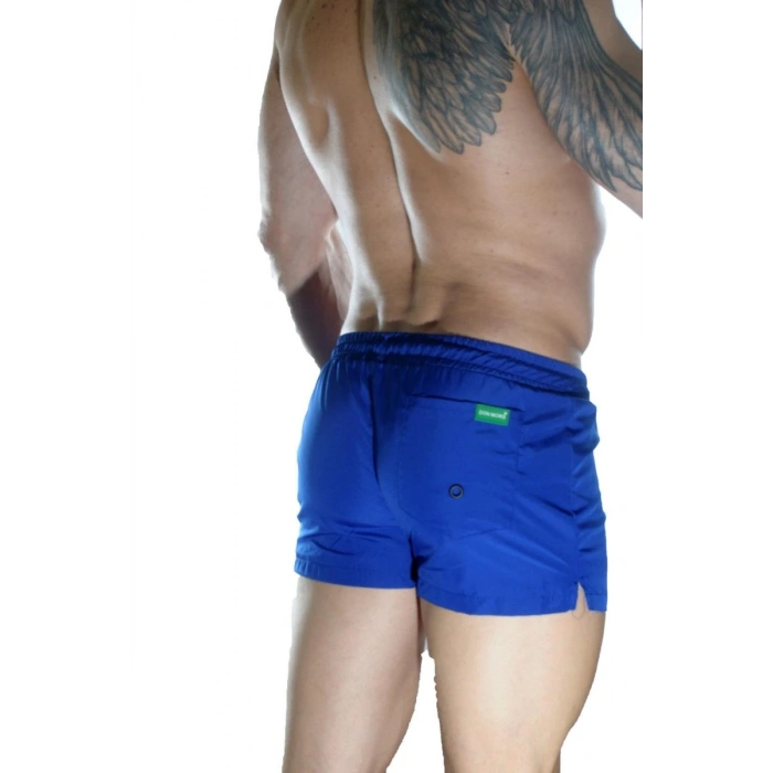 Hubrendy Beru Erkek Mavi Mini Mayo Short
