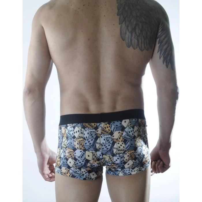 Hubrendy Beru Erkek Zar Desenli Boxer