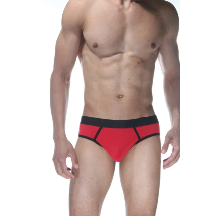 Hubrendy Beru Kırmızı Jockstrap Fantezi İç Giyim