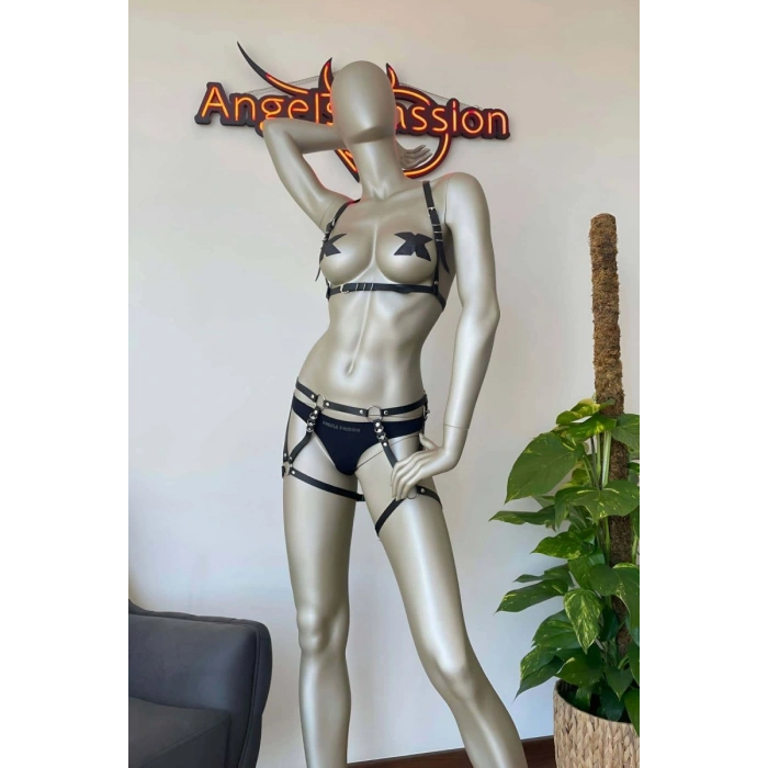 Hubrendy Beru Kısa Bacak Harness Ve Yelek Harness