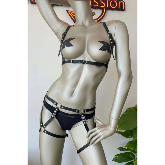 Hubrendy Beru Kısa Bacak Harness Ve Yelek Harness