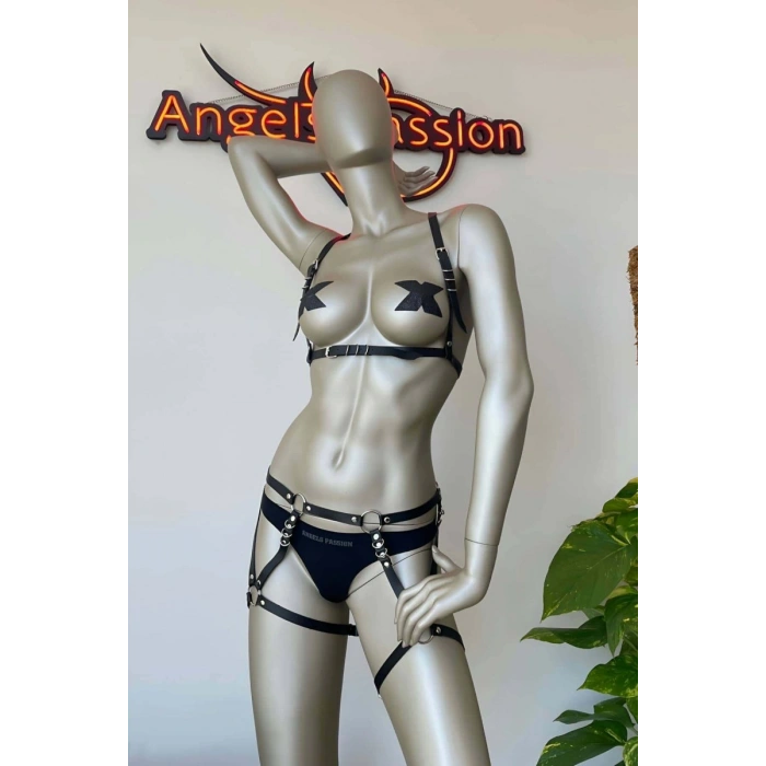 Hubrendy Beru Kısa Bacak Harness Ve Yelek Harness