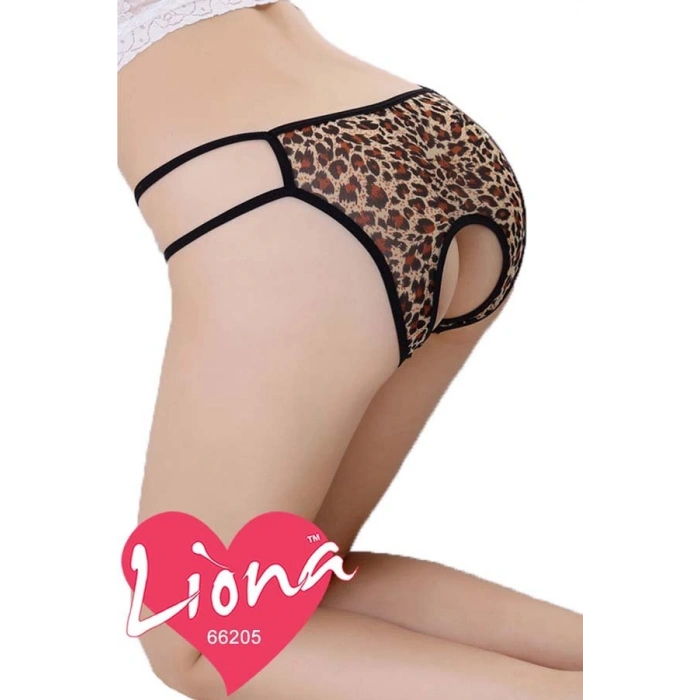 Hubrendy Beru  Leopar Desenli Seksi Külot