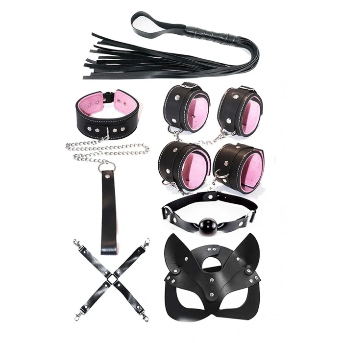 Hubrendy Beru Maskeli Fantezi Set (7 Parçalı)