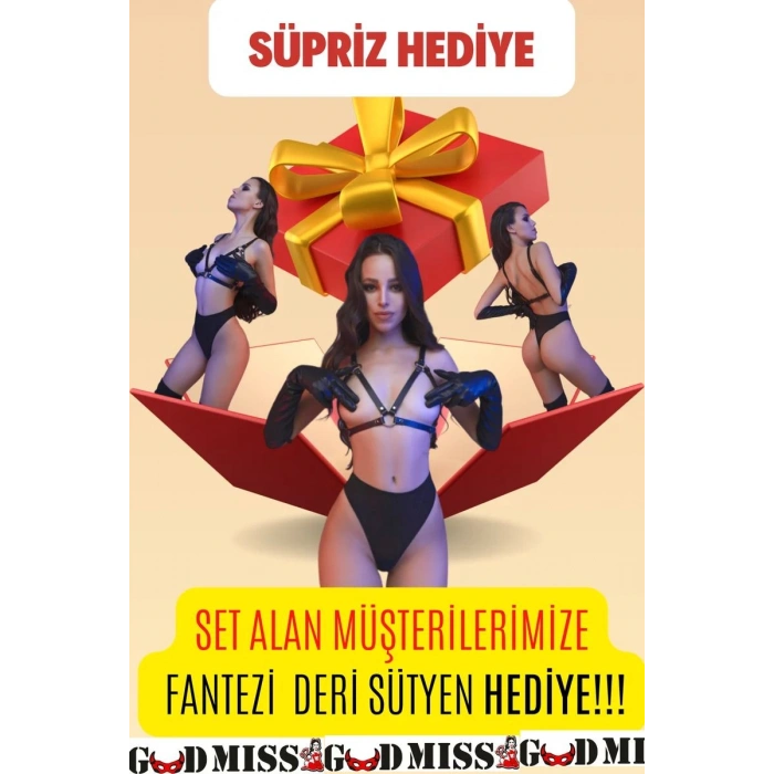 Hubrendy Beru Maskeli Fantezi Set (7 Parçalı)