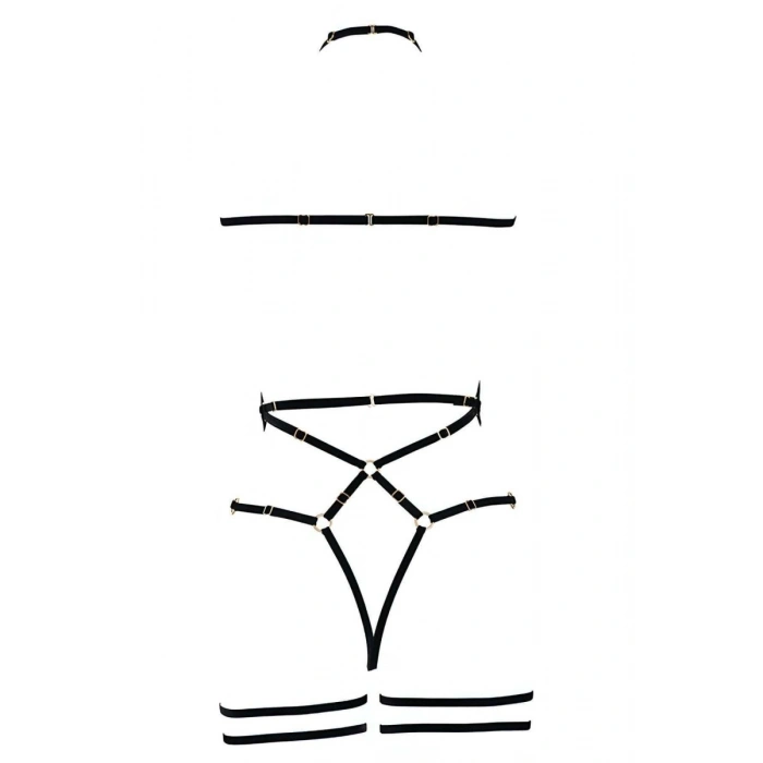 Hubrendy Beru Seksi Lastik Vücut Takısı - Brf341