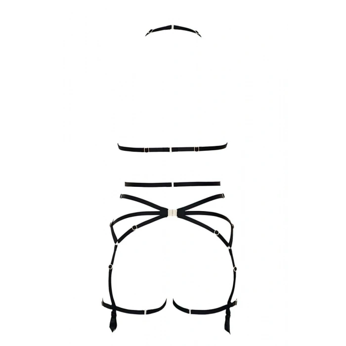 Hubrendy Beru Şık Ve Seksi Harness  Jartiyer - Brf348