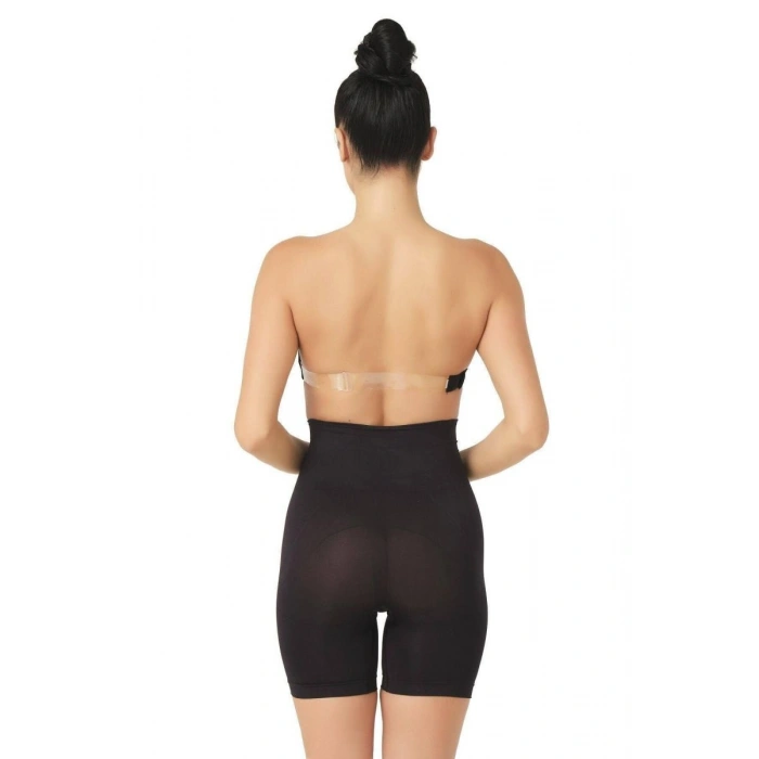 Hubrendy Beru Siyah  2017 Düşük Bel Double Pantalon Korse