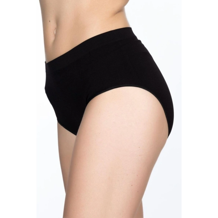 Hubrendy Beru Siyah  3002 Soft Mama Slip
