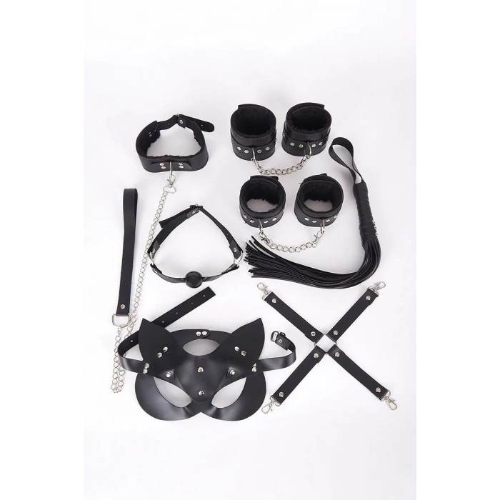 Hubrendy Beru Siyah Fantezi Set