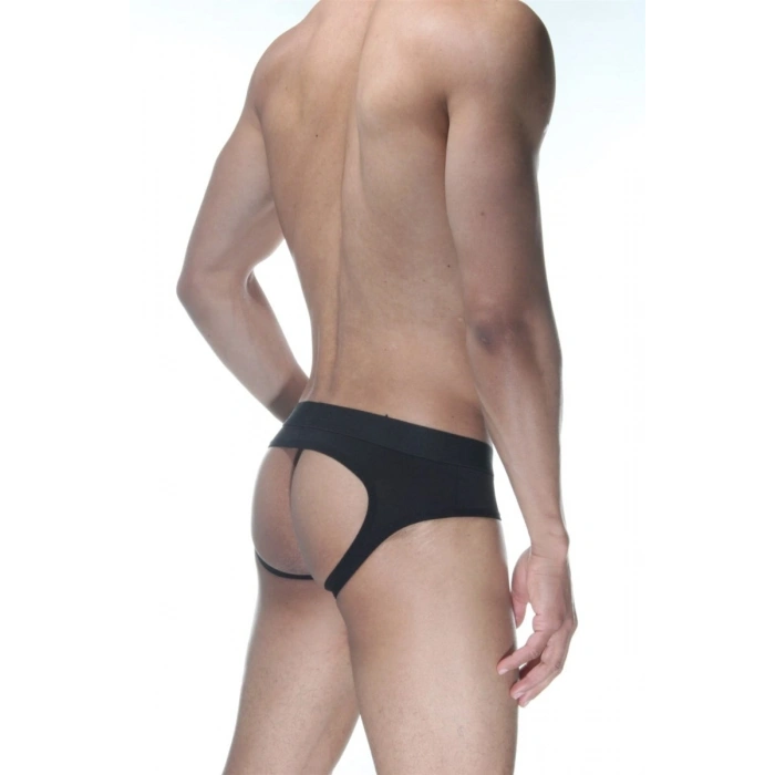 Hubrendy Beru Siyah Jockstrap Erkek  İç Giyim