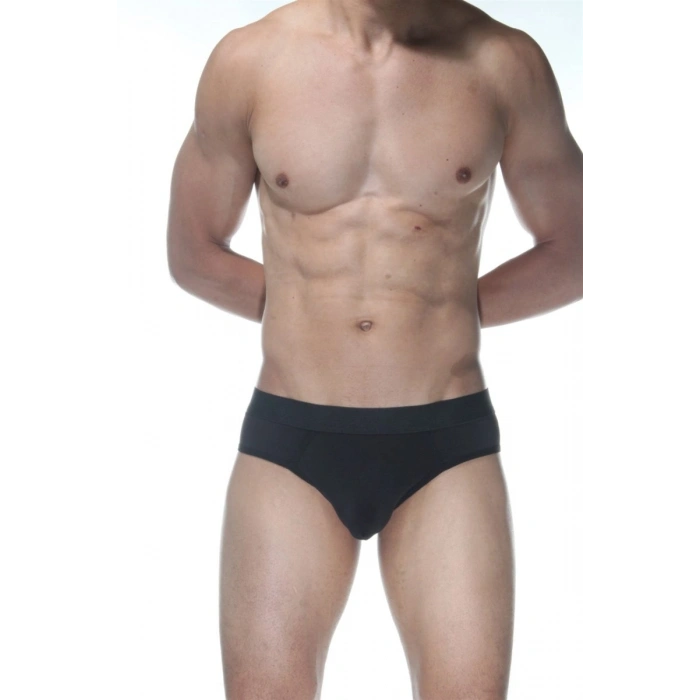 Hubrendy Beru Siyah Jockstrap Erkek  İç Giyim