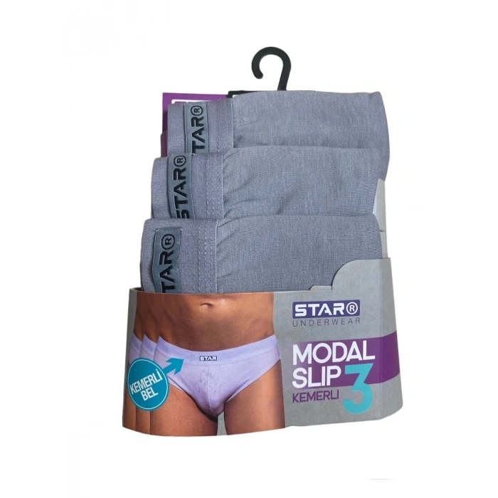 Hubrendy Beru Star 109 Erkek 3lü Modal Slip