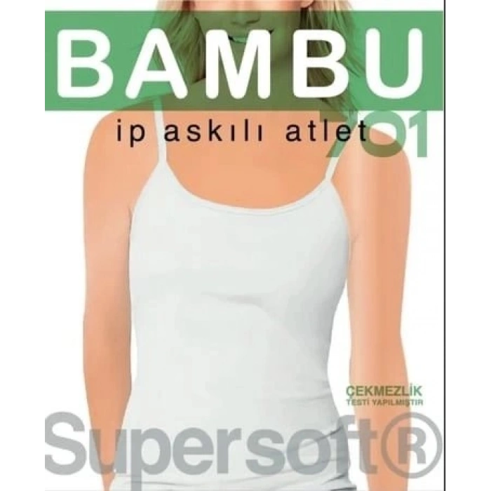 Hubrendy Beru Star 701 Bambu İp Askılı Bayan Atlet