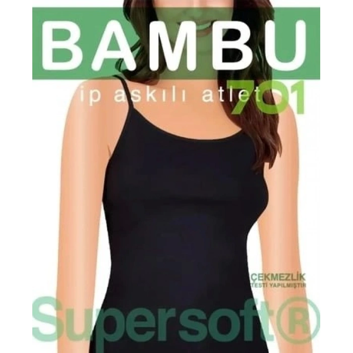 Hubrendy Beru Star 701 Bambu İp Askılı Bayan Atlet
