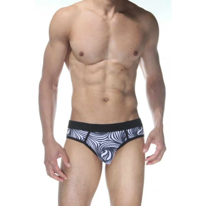 Hubrendy Beru Zebra Jockstrap Erkek  İç Giyim