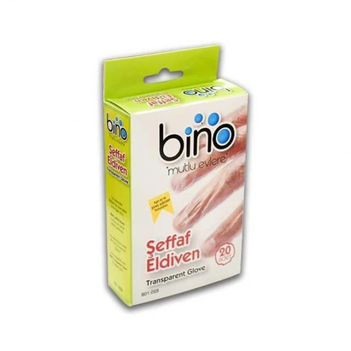 Hubrendy Bez 028 Şeffaf Eldiven 20 li