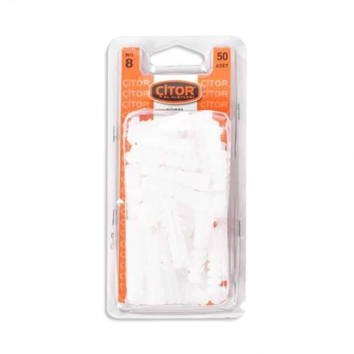 Hubrendy Bez 079 8no PLASTIK DUBEL 50adet