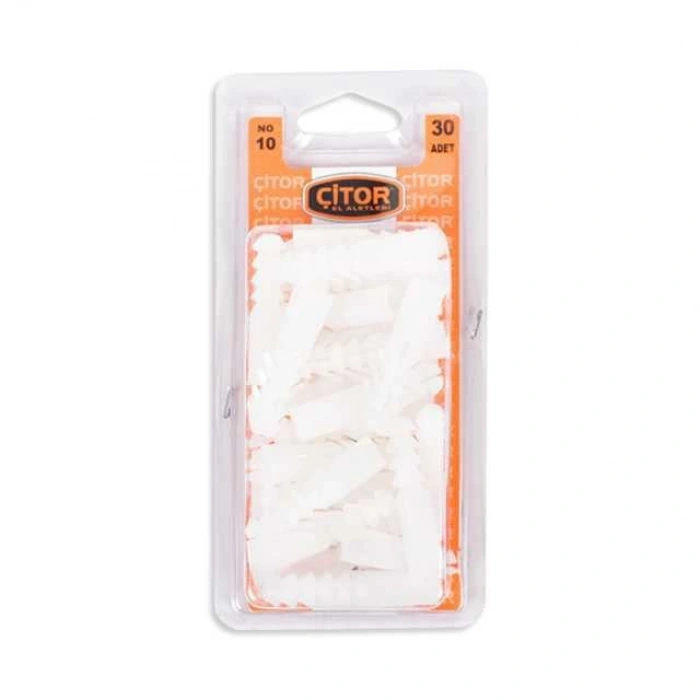 Hubrendy Bez 080 10no PLASTIK DUBEL 30adet