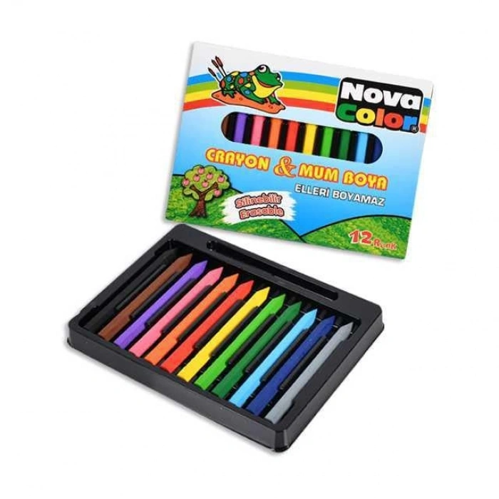 Hubrendy Bez 1112 Crayon&Mum Boya 12 li