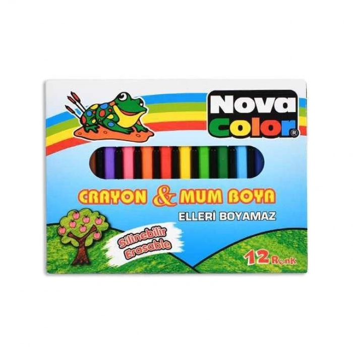 Hubrendy Bez 1112 Crayon&Mum Boya 12 li