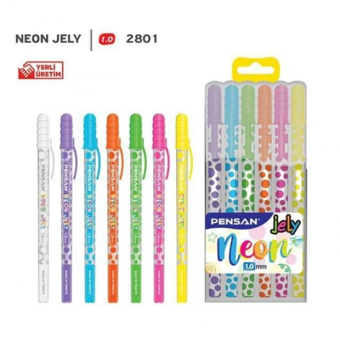Hubrendy Bez 2801 Neon Jely Kalem 1 Adet