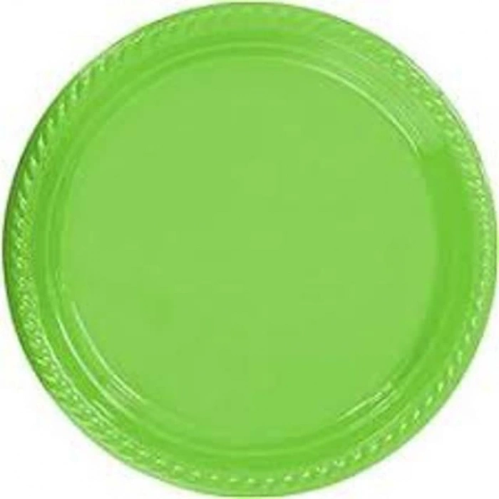 Hubrendy Bez 311 Plastik Tabak Renkli 22cm 6lı