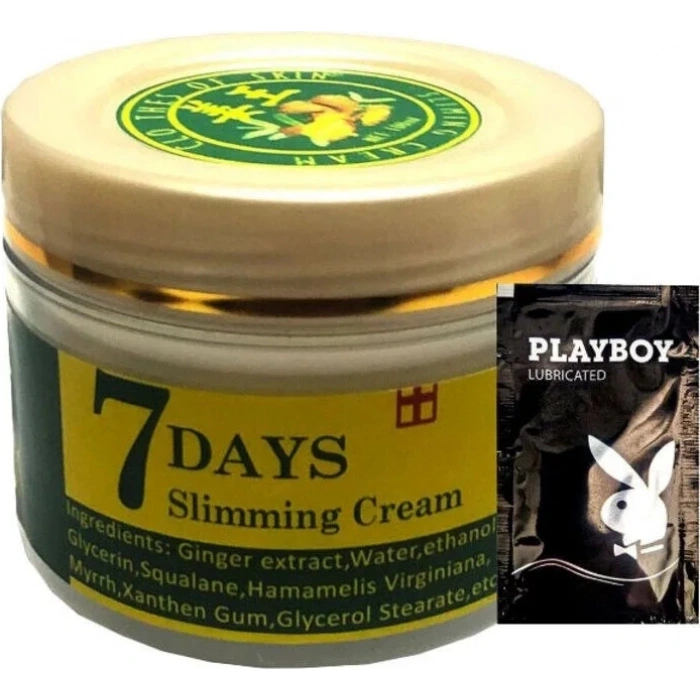 Hubrendy Bez 7 Days 100 ml Ginger Miracle Slimming Cream +1 Ad Jel ile